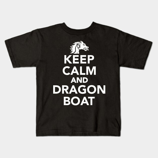 Keep calm and Dragon Boat Kids T-Shirt by Designzz